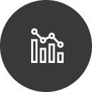 Ícone diagrama de vendas